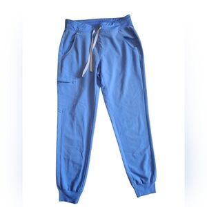 Figs Pants Womens Small Blue Zamora Jogger Scrub Technical Collection